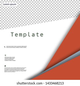 Business presentation template from infographic elements. Can be used for presentation, flyer and leaflet, brochure, corporate report, marketing, advertising, annual report, banner, booklet.