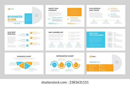 Business Presentation Template Modern Annual Report Presentation Template 