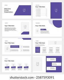 Business presentation template. Pitch deck design template. Business proposal template.