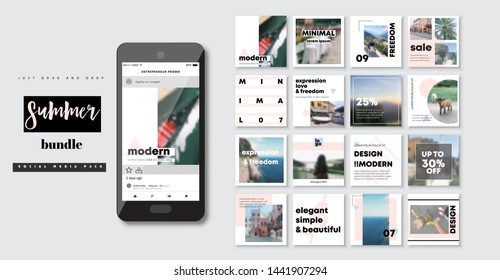 Business presentation template. Set of modern blog posts or Editable simple info banner, trendy book cover idea. Social media pack. For app, web mail digital display style. Minimal. beauty cards. ppt