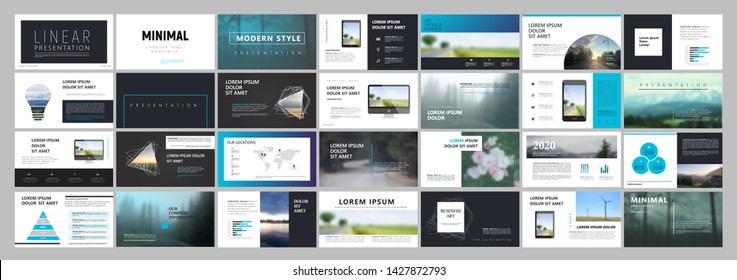 Business Presentation Template. Social Media Pack. Set Of Modern Blog Posts Or Editable Simple Info Banner, Trendy Book Cover Idea. For App, Web Digital Display Style. Summer Flyer. Ppt