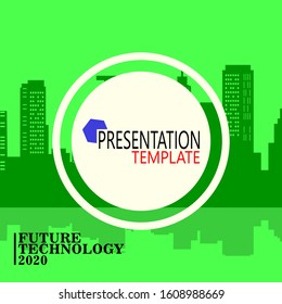 Business presentation template. Used for various business purposes, background presentations, websites, brochures, covers, company profiles.