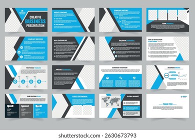 Business presentation templates, Creative project strategy layout showcases design and service  Business presentation templates,  