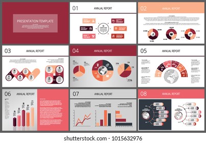 Business presentation templates and infographics vector elements for advertisements,magazines, booklets, websites, prints, marketing. Use in presentation templates, flyer, leaflet, corporate report.