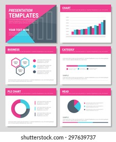 Business presentation templates and infographics vector elements. Information graphics for advertisements, magazines, booklets, websites, prints, layout design , modern style 