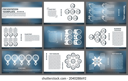 Business presentation templates. Modern elements of infographic. Can be used for business presentations, leaflet, information banner and brochure cover design.