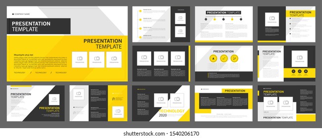 Business presentation templates set. use in presentation, flyer and leaflet, corporate report, marketing, advertising, annual report, banner, annual report brochure, company profile.
