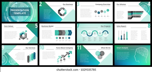 Colored Elements Infographics On White Background Stock Vector (Royalty ...