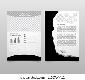 Business presentation templates. Vector infographic elements for company presentation slides, corporate annual report, marketing flyers, leaflets and brochures, banners and web design.