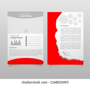 Business presentation templates. Vector infographic elements for company presentation slides, corporate annual report, marketing flyers, leaflets and brochures, banners and web design.