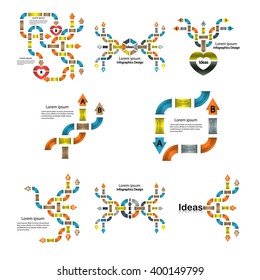 Business presentation template.Vector illustration 