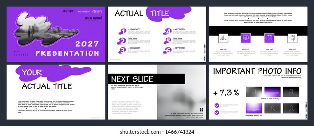 Business presentation template.Vector set, elements of infographics, white background. Flyer, postcard, corporate report, marketing  advertising banner.Slideshows, brochure, leaflets, an annual report