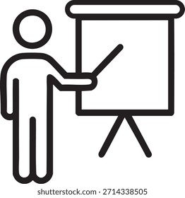 Business-Präsentation Training-Symbol