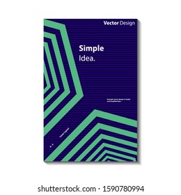 Business presentation vector A4 vertical orientation front page Flyper Poster. Corporate report cover abstract geometric illustration design layout bundle. Company identity brochure template.