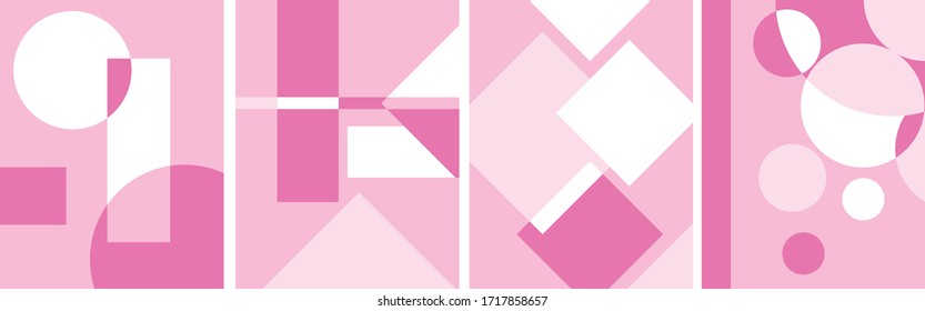 Business presentation vector A4 vertical orientation front page mock up set. Corporate report cover abstract geometric illustration design layout bundle. Company identity brochure template collection.