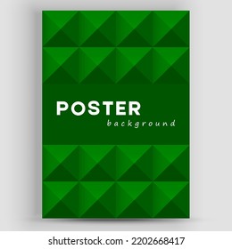 Business presentation vector A4 vertical orientation front page mock up. Tile geometric elements backdrop vertical cover design.