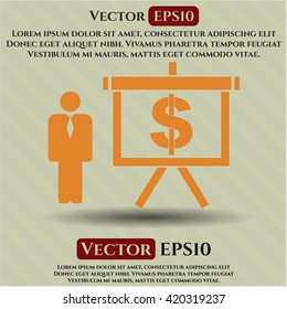 Business Presentation vector icon