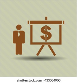 Business Presentation vector icon