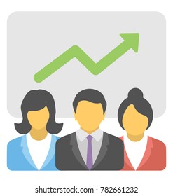 
Business Presentation Vector Icon
