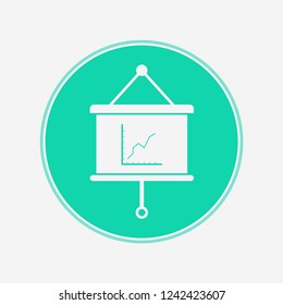 Business presentation vector icon sign symbol