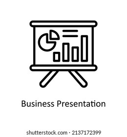 Business Presentation Vektorgrafiken für Ihre digitalen oder gedruckten Projekte.

