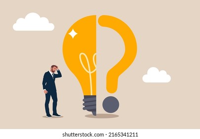 Business problem, idea, decision making and solution, job and career path concept. - Shutterstock ID 2165341211