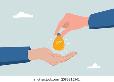Business problems, ideas, decision making and solutions, job concepts and career paths, entrepreneurs who help put the light bulb for bright solutions.