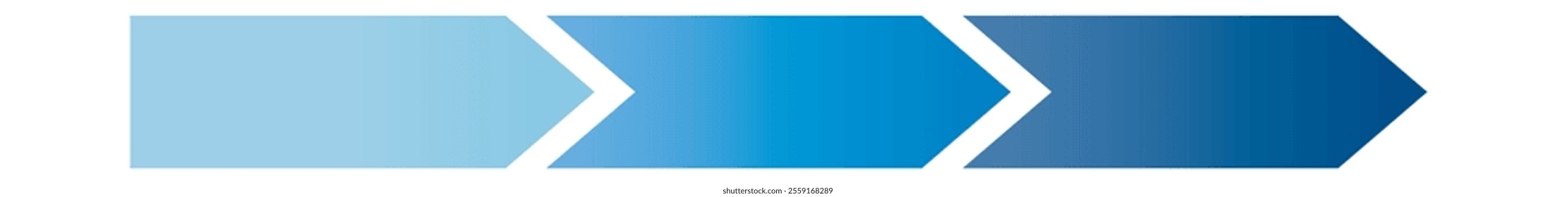 Business process chart, step-by-step arrow clipart