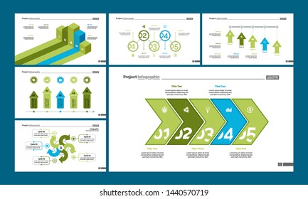 Business process charts with arrows. Business and management concept. Infographic design set can be used for workflow layout, diagram, annual report, presentation, web design.