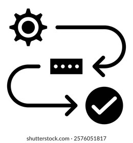 Business Process Icon Element For Design