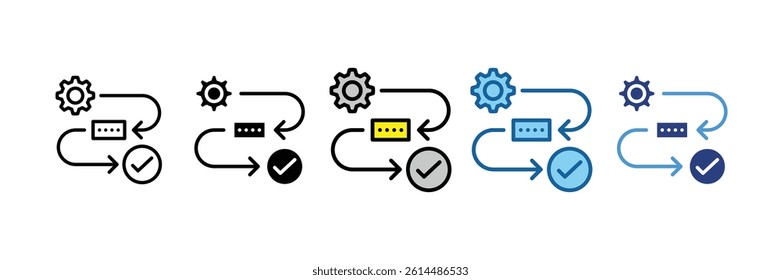 Business Process Icon Element For Design
