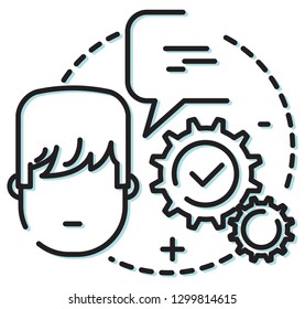 Business Process Icon as EPS 10 File
