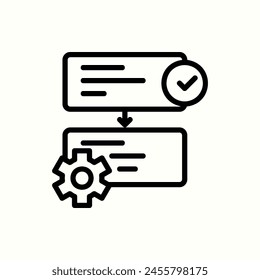 business, process icon, isolated icon in light background, perfect for website, blog, logo, graphic design, social media, UI, mobile app