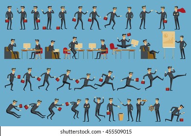 Business process infographics Brainstorm big idea consulting partnership contract Flat style vector art