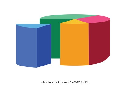 Business process statistics background. Modern illustration slider site page. Web banner your business statistics. Concept of business statistics and analysis. Vector design image.
