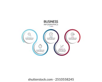 Business process. Timeline infographics with 4 steps, options, squares. Vector template.
