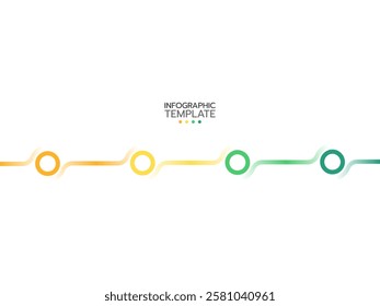 Business process. Timeline infographics with 4 steps, options. Vector chart.