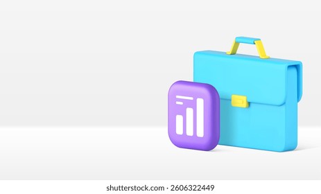 Business productivity analyzing statistical planning banner copy space vector illustration. Data analytics report efficiency brainstorming marketing strategy development information optimization