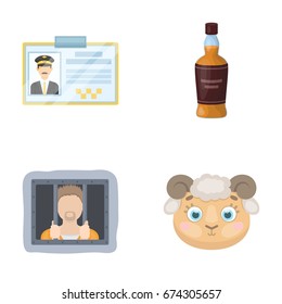 business, profession and other web icon in cartoon style.wool, animal, toy, icons in set collection.
