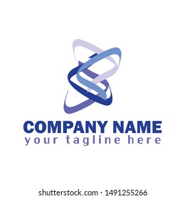 Business professional logo template vector icon.