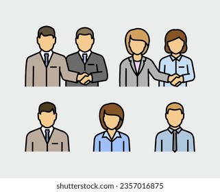 Business Professional Person Vector People Icons