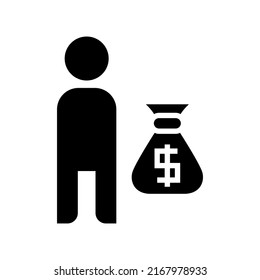 business profit icon or logo isolated sign symbol vector illustration - high quality black style vector icons
