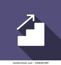 Business Progress, Business Growth Solid Flat Icon