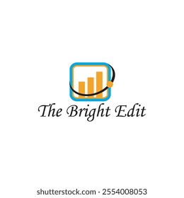 Business Progress Icon Flat logo Design