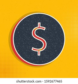 business project, industrial startup pop art, retro icon. Vector illustration
