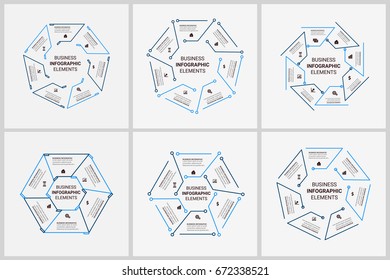 Business Project Infographics Set