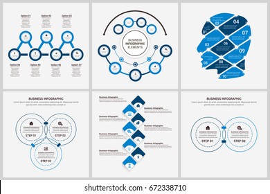 Business Project Infographics Set