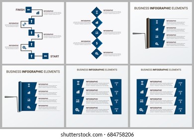 Business Project Infographics set