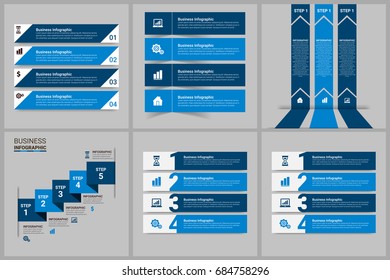 Business Project Infographics set
