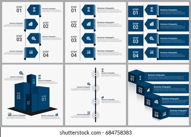 Business Project Infographics set